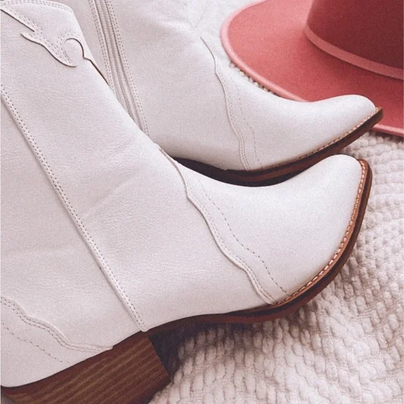 blank note cowboy cowgirl booties - Picture 2 of 7